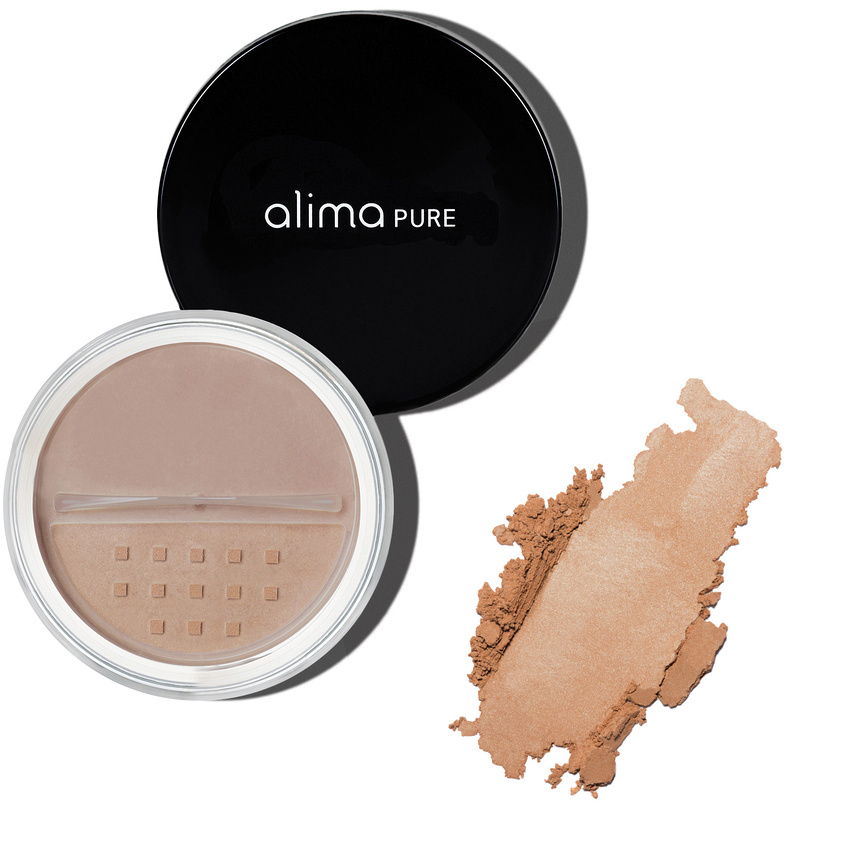 Alima Pure Radiant Finishing Powder for light coverage and flawless looking skin with natural mineral makeup