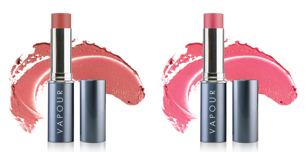 Vapour Aura Multi Use Blush sticks in Eros and Courtesan for easy summer color on cheeks and lips